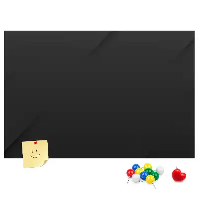 Cork memo board Dark wall pattern