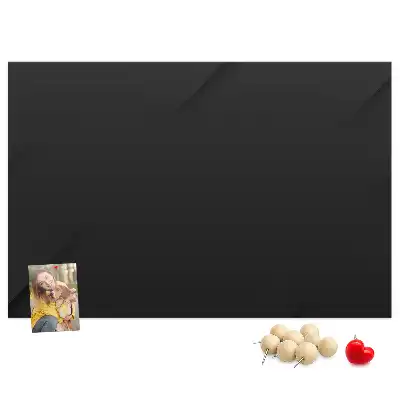 Cork memo board with dark wall pattern