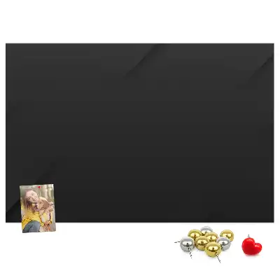 Cork memo board with dark wall pattern