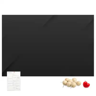 Cork memo board with dark wall pattern