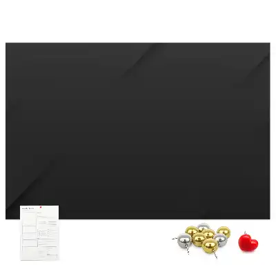 Cork memo board with dark wall pattern