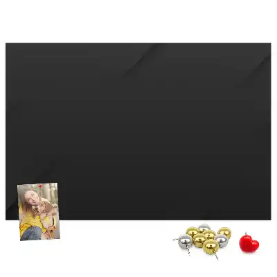 Cork memo board with dark wall pattern