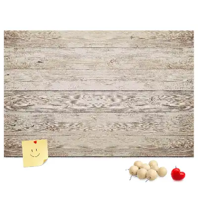 Printed Cork Board With Wooden Panels