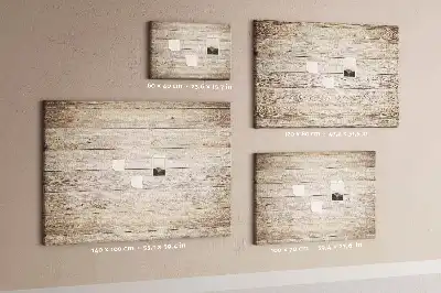Printed Cork Board Wooden panels