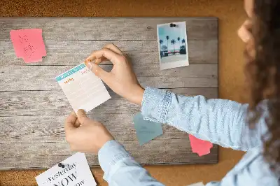Printed Cork Board Wooden panels