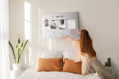 Printed Cork My Weekly Planner Memo Board