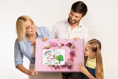 Heart of Flowers Cork Memo Board
