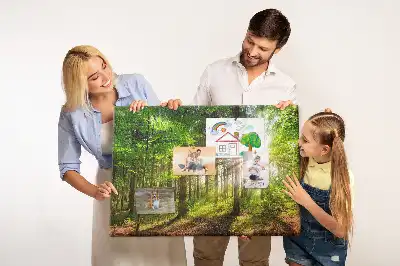 Forest Sunrise Printed Cork Board