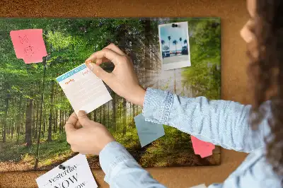 Forest Sunrise Printed Cork Board