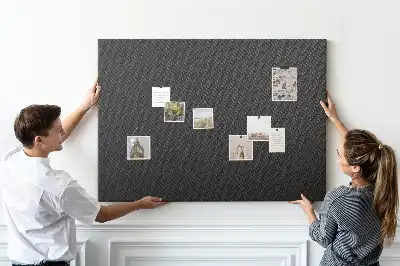 Cork memo board Dark abstraction