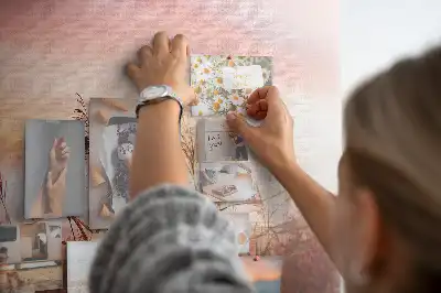Misty Morning Printed Cork Memo Board