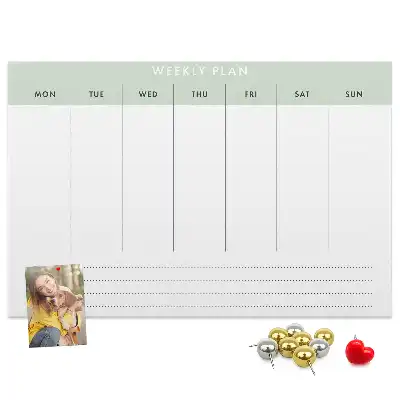 Cork Weekly Planner Memo Board