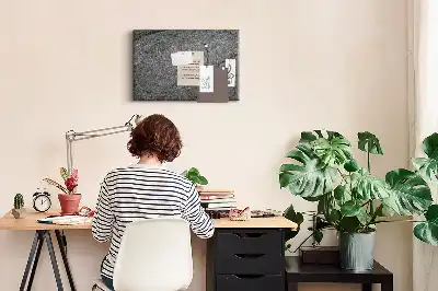 Printed Cork Board Volcanic rock