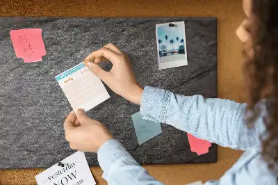 Printed Cork Board Volcanic rock