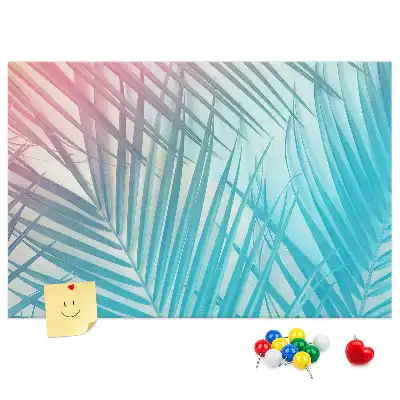 Cork memo board Tropical palm