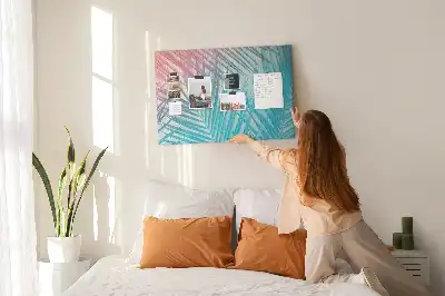 Tropical Palm Cork Memo Board