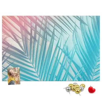 Cork memo board Tropical palm