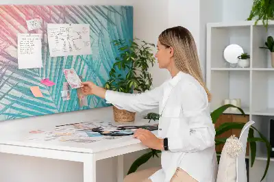 Tropical Palm Cork Memo Board