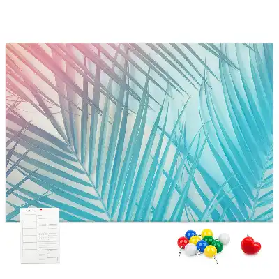 Cork memo board Tropical palm