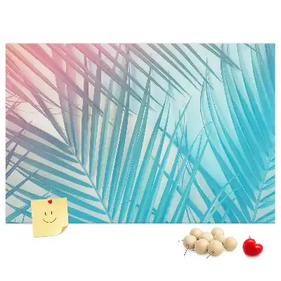 Cork memo board Tropical palm