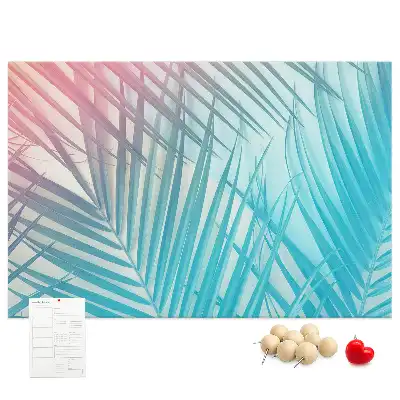 Cork memo board Tropical palm