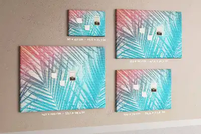 Tropical Palm Cork Memo Board