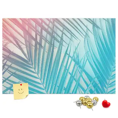 Cork memo board Tropical palm