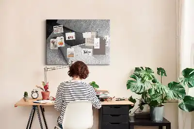 Abstract Printed Cork Board Triangles