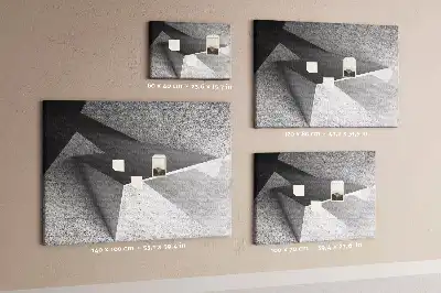 Abstract Printed Cork Board Triangles