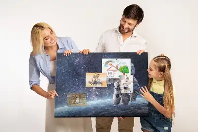 Astronaut Printed Cork Memo Board