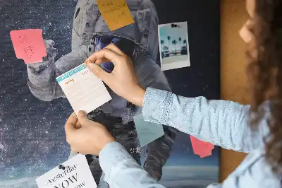 Astronaut Printed Cork Memo Board