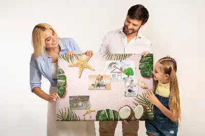 Printed Cork Board Summer mood