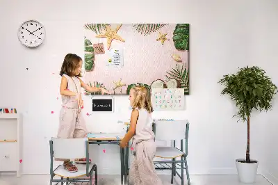 Printed Cork Board Summer mood