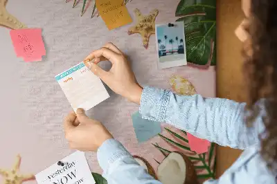 Printed Cork Board Summer mood