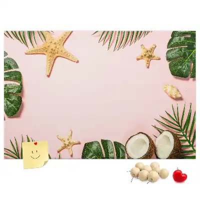 Summer Mood Printed Cork Board