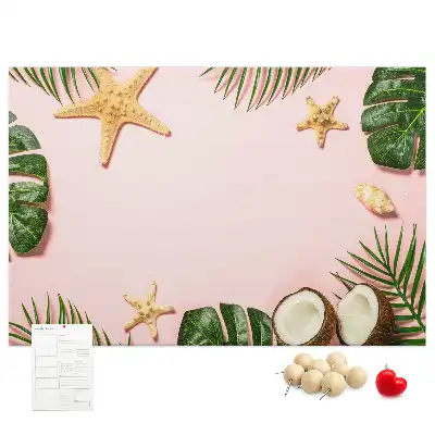 Printed Cork Board Summer mood