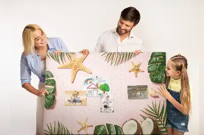 Printed Cork Board Summer mood