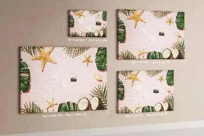 Printed Cork Board Summer mood