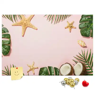 Printed Cork Board Summer mood