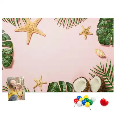 Printed Cork Board Summer mood