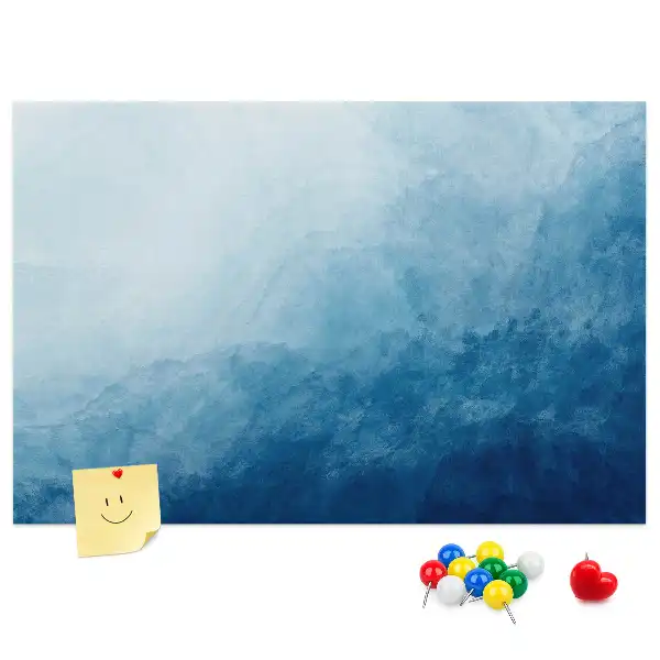Printed Cork Memo Board Water abstraction