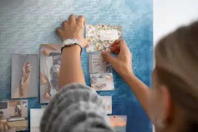 Printed Cork Memo Board Water abstraction