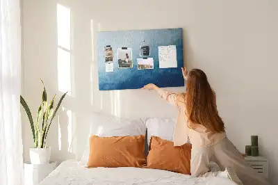 Printed Cork Memo Board Water abstraction