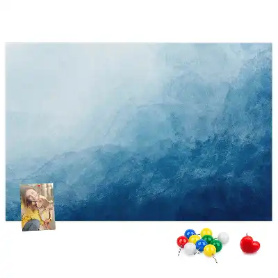 Printed Cork Memo Board Water abstraction