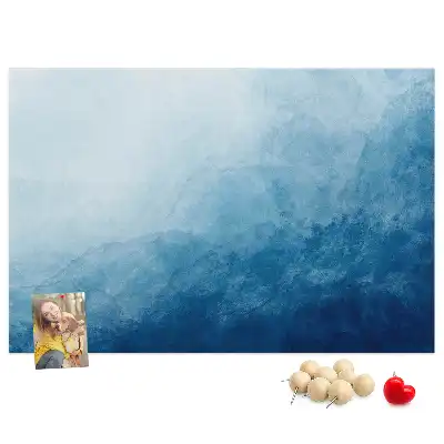 Printed Cork Memo Board Water abstraction