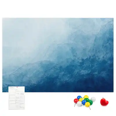 Printed Cork Memo Board Water abstraction