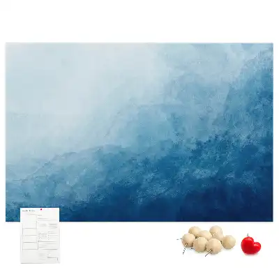 Printed Cork Memo Board Water abstraction