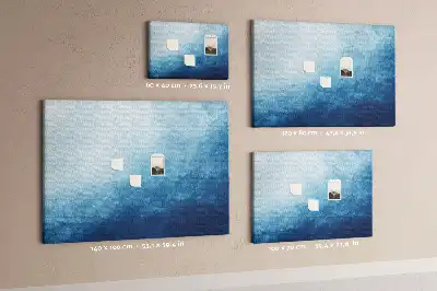 Printed Cork Memo Board Water abstraction