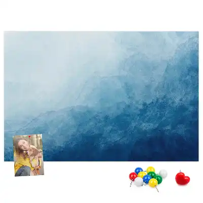 Printed Cork Memo Board Water abstraction