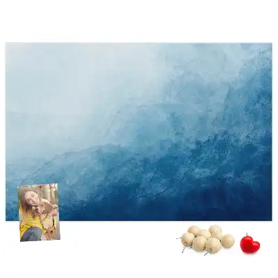 Printed Cork Memo Board Water abstraction